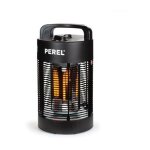 Chauffage de terrasse mobile, 700 w, carbone, avec protection anti - basculement, 2 niveaux de chauffe, ...