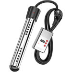 Rhg chauffe - baignoire 2000w thermoplongeur �lectrique thermoplongeur de voyage, thermoplongeur en acier ...