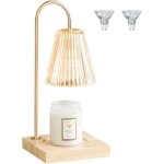 Chauffe - bougie avec minuteur, pour pot parfum� et bougies votives avec 3 r�glages de minuterie, intensit� ...