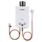 Chauffe - eau  gaz de 6l / min avec housse de pluie, chauffe - eau instantans 11kw au gaz propane / ...