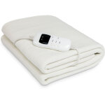 Sinnlein - chauffe matelas 150x80cm 60w avec une extinction automatique 9 niveaux de tempratures affichage ...