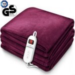 Sinnlein - chauffe matelas 180x130cm bordeaux certifié tüv süd gs arrêt automatique fonction minuterie ... Sinnlein - chauffe matelas 180x130cm bordeaux certifié tüv süd gs arrêt automatique fonction minuterie ...