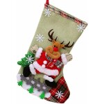Chaussettes de decoration de noel chaussette santa claus chaussette snowman chaussette arbres de noel ...