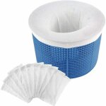 Chaussettes d'�cumoire de piscine 10 pi�ces, filtre de piscine, sac poubelle
