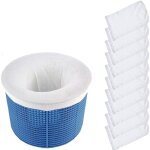 Chaussettes de skimmer de piscine, 10 pi�ces pool skimmer socks pour filtres, paniers et skimmers, durable ...