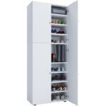 Ebuy24 - chaussures lona l. 70 x h. 184 x p. 40 cm blanc