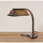 Chehoma - lampe de bureau laiton vintage 29x15x28cm