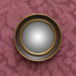 Wadiga - miroir convexe double bord 4x18cm