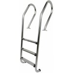 Trigano - chelle inox 3 marches pour piscine en bois - accès facile et élégant Trigano - chelle inox 3 marches pour piscine en bois - accès facile et élégant
