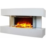 Chemin'arte - cheminée électrique 2000w blanc lounge medium blanc Chemin'arte - cheminée électrique 2000w blanc lounge medium blanc