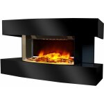 Chemin'arte - chemin�e �lectrique 2000w noir lounge medium noir