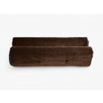Vent du sud - chemin de lit velours isilde bronze - 70 x 240 cm
