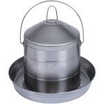 Gaun - abreuvoir volailles en acier inoxydable 8l Gaun - abreuvoir volailles en acier inoxydable 8l