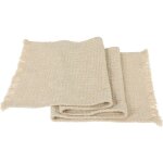 Chemin de table, couleur naturelle, 150 x 40 cm