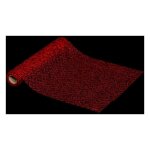 Paris prix - chemin de table sequins colorama 28x300cm rouge