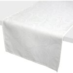 Chemin de table spirale jacquard