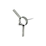 Mbm ? collier multi - usage conduit de chemin�e dn 150 ? acier inox 316 ? r�sistant � 600�c ? joint silicone ...