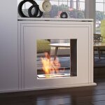 Azura home design - chemin�e bio - �thanol june blanc 80 cm