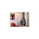 Focgrup - cheminée de coin en acier à feu ouvert 11 kw Focgrup - cheminée de coin en acier à feu ouvert 11 kw