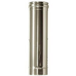 Mbm ? conduit de fum�e dn 180 ? tuyau en acier inoxydable 316 ? longueur 1000mm ? �paisseur 0, 4mm ? ...