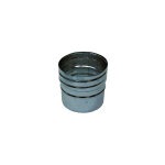Cheminee conduit de fumee a joint male flexible / rigide dn150 du tuyau flexible au tuyau rigide