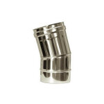 Mbm ? raccord fumisterie courbe 15 dn 180 ? tuyau acier inoxydable 316 ? r�sistance � la corrosion ? ...
