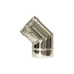 Mbm ? courbe de chemin�e dn 200 en acier inoxydable 316 ? �paisseur 0, 5 mm ? temp�rature jusqu'� 600�c ...