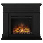 Tagu chemin�e �lectrique d�corative  larsen  noir profond - powerflame