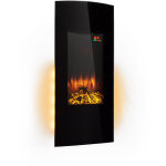Chemine electrique encastrable, chauffage electrique de 2000w, fausse chemine decorative murale avec ...