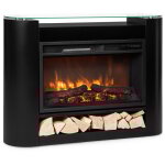 Chemine electrique d'intrieur, chauffage electrique de 1800w, fausse chemine decorative avec effet ...