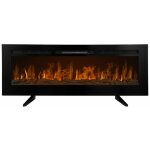 Cheminée electrique noire led 152cm feu eclairé silencieux chauffage 15 - 35°c 12 couleurs de flammes ... Cheminée electrique noire led 152cm feu eclairé silencieux chauffage 15 - 35°c 12 couleurs de flammes ...