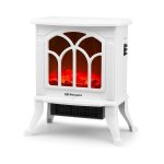 Suinga - chemine lectrique orbegozo 1500w effet flamme et feu avec arrt de scurit, blanc