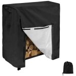 Chemin�e ext�rieure de grande capacit� stockage imperm�able de bois de chauffage de couverture d'oxford ...