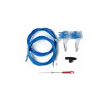 Kit de nettoyage 6 m avec 2 brosses 80 mm ? rallonges en c�ble d'acier ? compatible tous conduits de ...