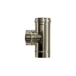 Cheminee raccord t 90 dn 140 conduit de fumee tuyau en acier inoxydable 316 Cheminee raccord t 90 dn 140 conduit de fumee tuyau en acier inoxydable 316