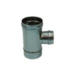 Cheminee raccord t 90 reduit dn 80 femelle conduit de cheminee dn 100 tuyau en acier inoxydable 316 Cheminee raccord t 90 reduit dn 80 femelle conduit de cheminee dn 100 tuyau en acier inoxydable 316