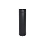 Cheminee tuyau coaxial element droit noir d. 100 / 150 l 0, 25 m ce en acier 316 pour poele a pellets ...