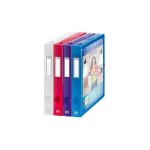 Elba - chemise box plastique oxford 24 x 32 cm - couleurs assorties - lot de 8