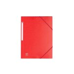 Chemise à élastique 3 rabats oxford 24 x 32 cm dos 3 cm - couleurs tendance rouge - lot de 10 Chemise à élastique 3 rabats oxford 24 x 32 cm dos 3 cm - couleurs tendance rouge - lot de 10