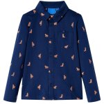 Chemise pour enfants bleu marine 104