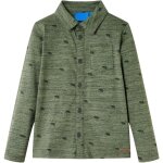 Chemise pour enfants kaki mlang 116 vidaxl402089