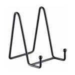 Chevalet support presentoir porte assiette - noir metal support assiette decorative - support cadre photo ...