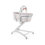 Chicco transat berceau 4 en 1 - baby hug - glacial