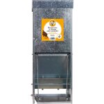 Mangeoire  trmie anti - nuisibles galvanise 15 l pour 10 poules chick'a