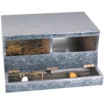 Chick'a - pondoir 2 compartiments, 63 x 45 x 35cm