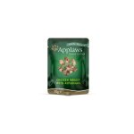 Chicken & asparagus pouch 70g mm8002net - applaws