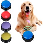 Chiens de compagnie chats bouton de communication bo�te de son chien parlant jouet enregistrement sondeur ...