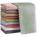 Chiffon magique, lot de 10 chiffon de nettoyage en microfibre multifunction pour dans cuisine voiture ...