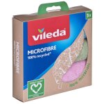 Chiffon en microfibre 100% recycl� 3 unit�s 168310 vileda
