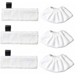 Chiffons en microfibre de rechange et 3 chiffons en microfibre pour karcher easy fix sc1 / sc2 / sc3 ...